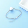 starlight urns crystal heart urn bracelet for ashes – memorial cremation jewelry keepsake for women