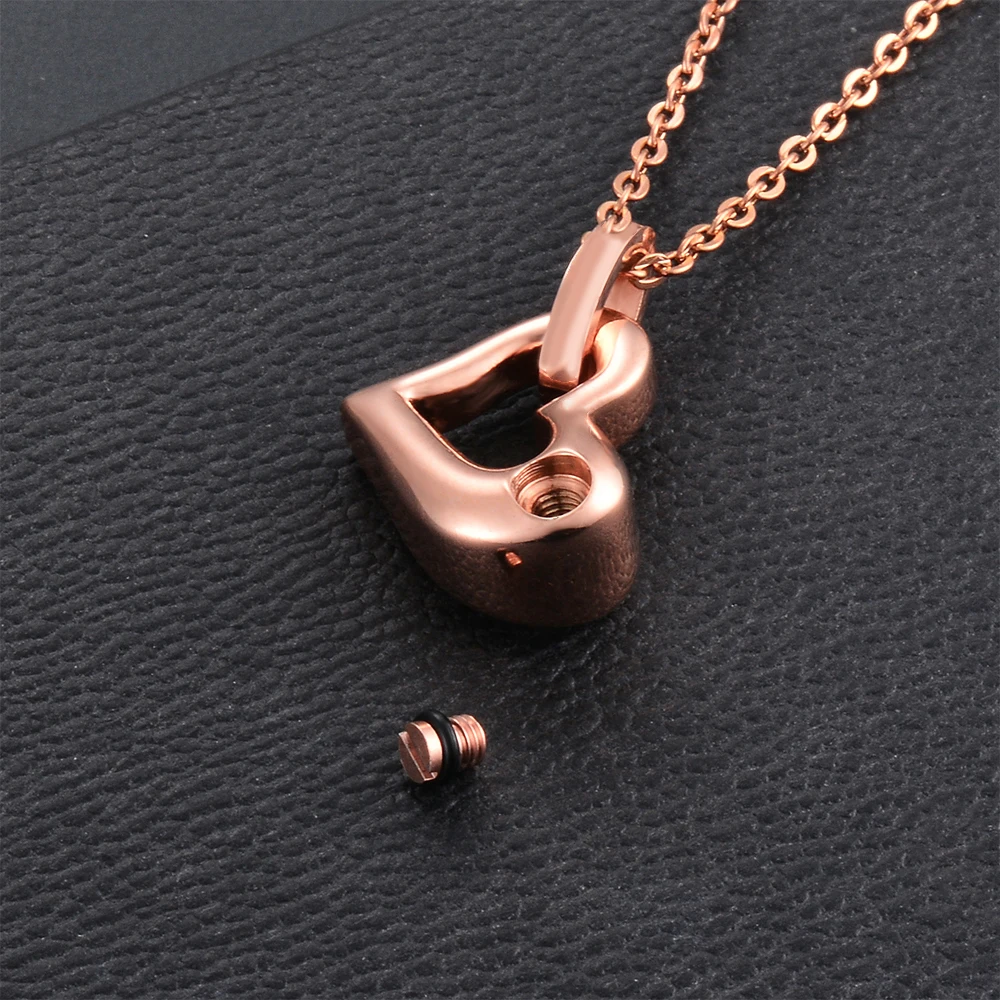 starlight urns mini steel heart urn necklace – memorial jewelry for ashes