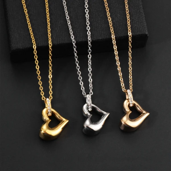 starlight urns mini steel heart urn necklace – memorial jewelry for ashes