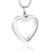 starlight urns glass heart urn necklace – mini memorial cremation jewelry for ashes