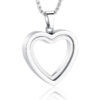 starlight urns glass heart urn necklace – mini memorial cremation jewelry for ashes