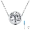 starlight urns dandelion ball urn necklace – memorial keepsake cremation jewelry