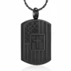 starlights urns american flag urn necklace – patriotic memorial cremation jewelry for ashes
