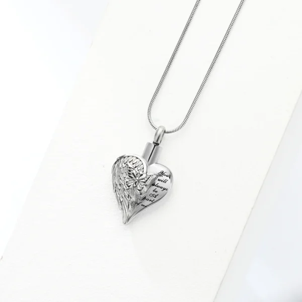 starlight urns butterfly heart urn cremation necklace