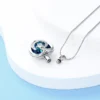 starlight urns cremation jewelry featuring heart with moon and star