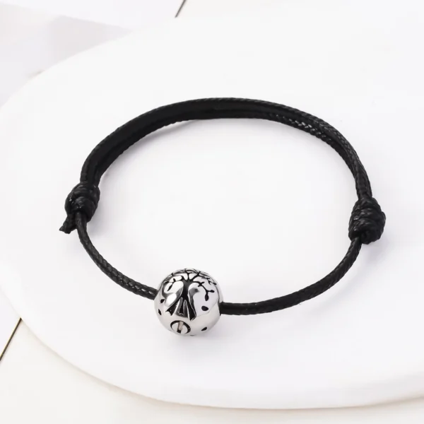 starlight urns adjustable rope tree of life urn bracelet for women – memorial ash cremation jewelry