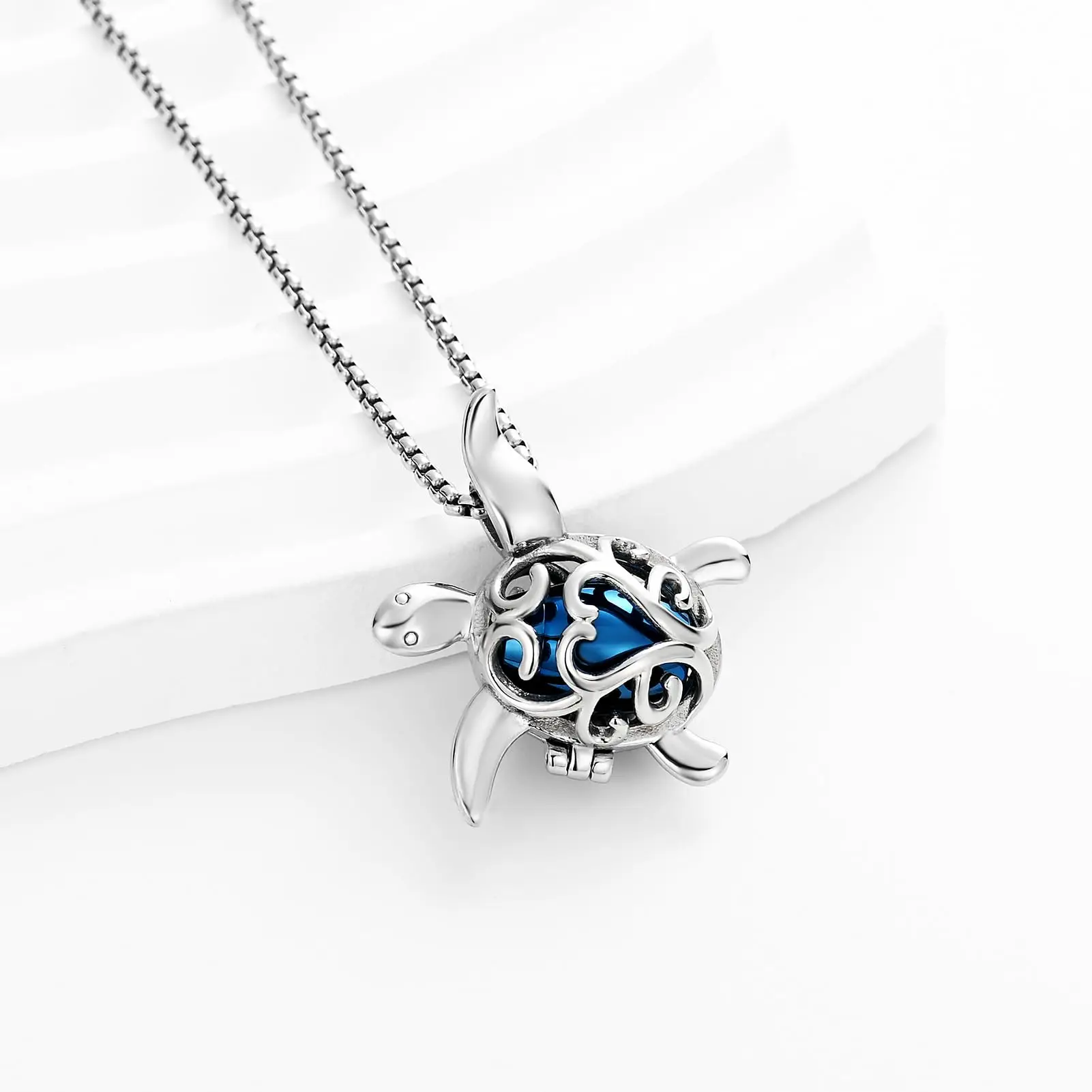 starlight urns turtle urn necklace – memorial cremation jewelry for ashes