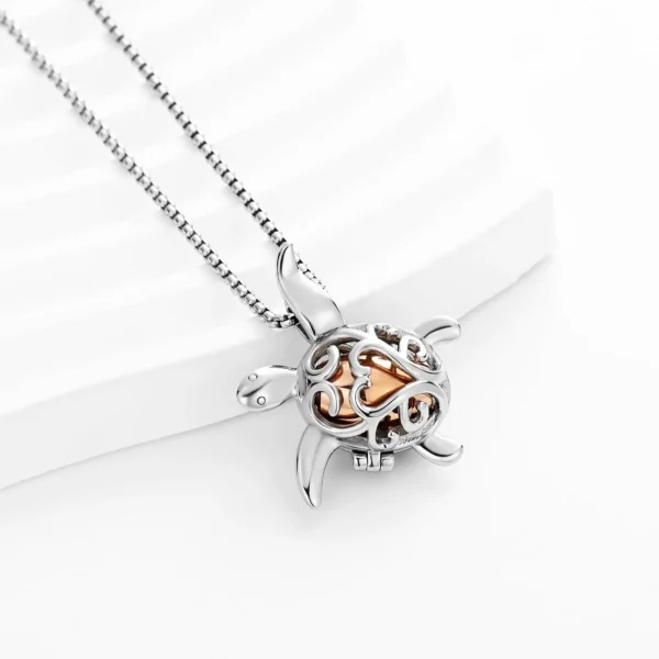 starlight urns turtle urn necklace – memorial cremation jewelry for ashes