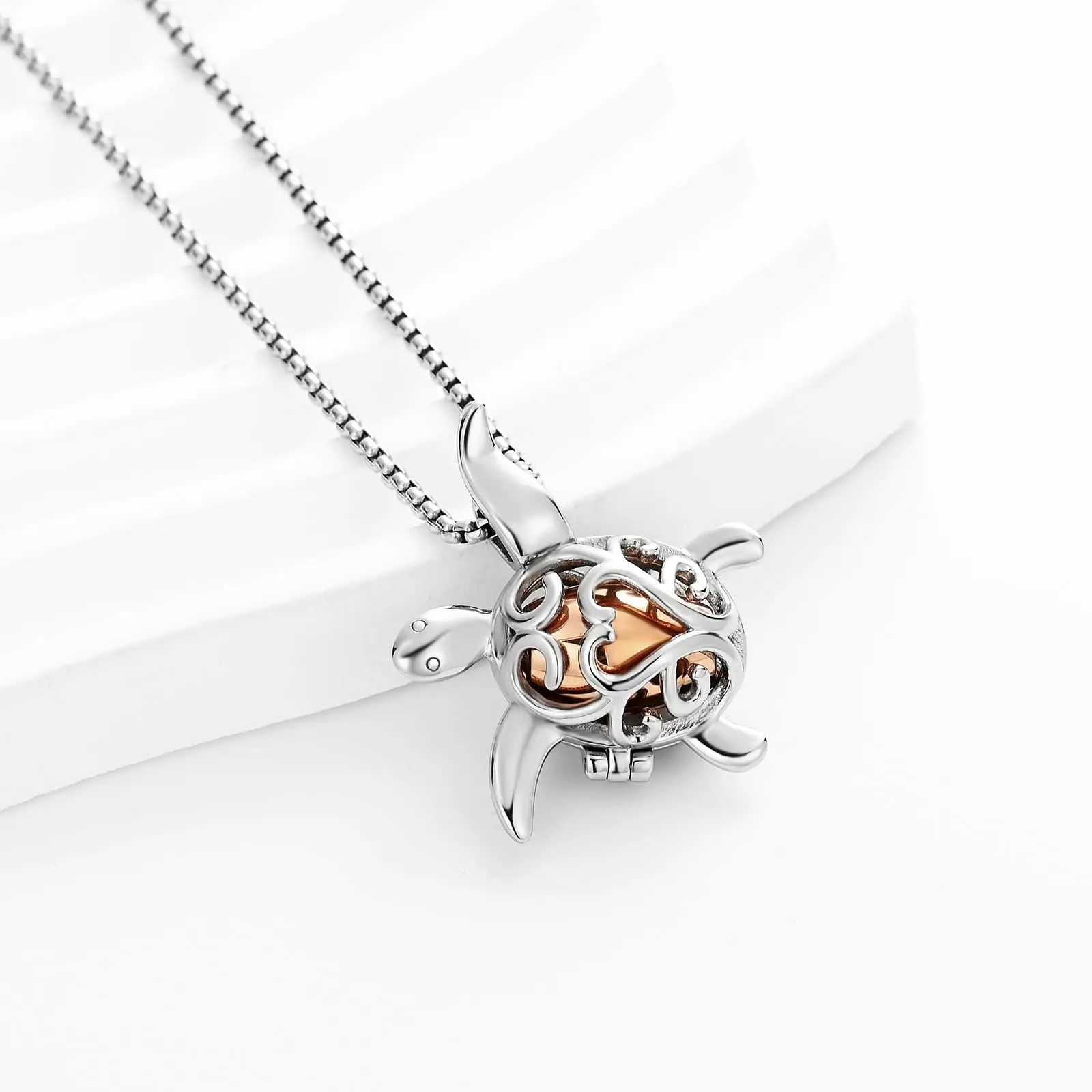 starlight urns turtle urn necklace – memorial cremation jewelry for ashes
