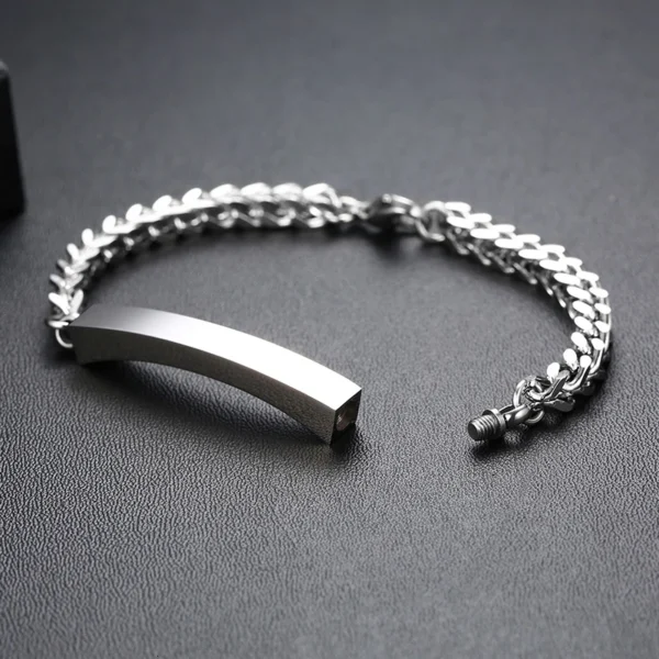 starlight urns customizable unisex urn bracelet – personalized memorial ashes keepsake jewelry for men & women