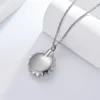 starlight urns sunflower urn necklace – memorial keepsake jewelry for ashes