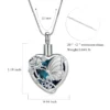 starlight urns butterfly heart rose cremation jewelry necklace