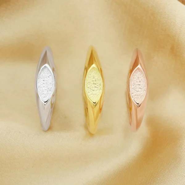 ash infused ring for men & women, sterling silver cremation jewelry with ashes