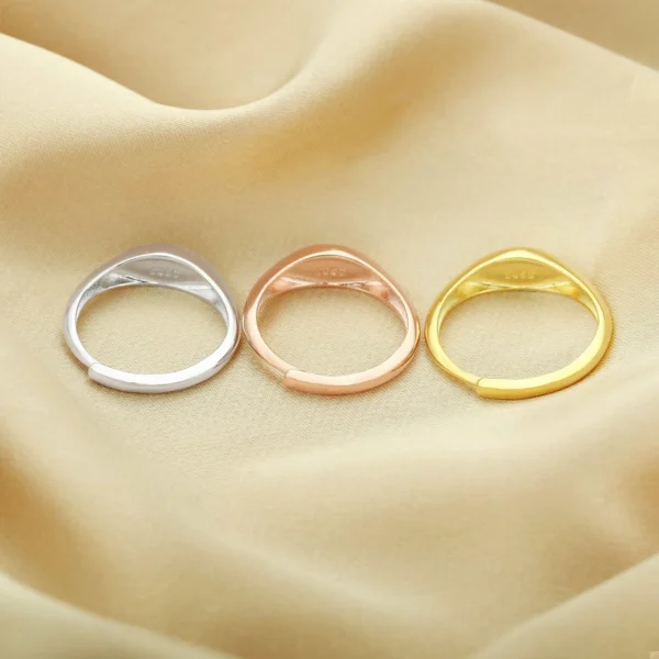 ash infused ring for men & women, sterling silver cremation jewelry with ashes