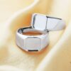 ash infused sterling silver urn ring – memorial cremation jewelry for men & women