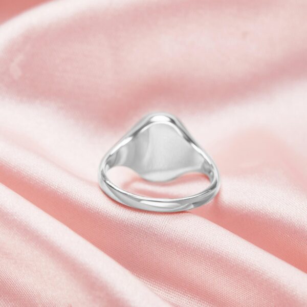 elegant cremation ring infused with ashes & opal – sterling silver memorial ring with zirconia