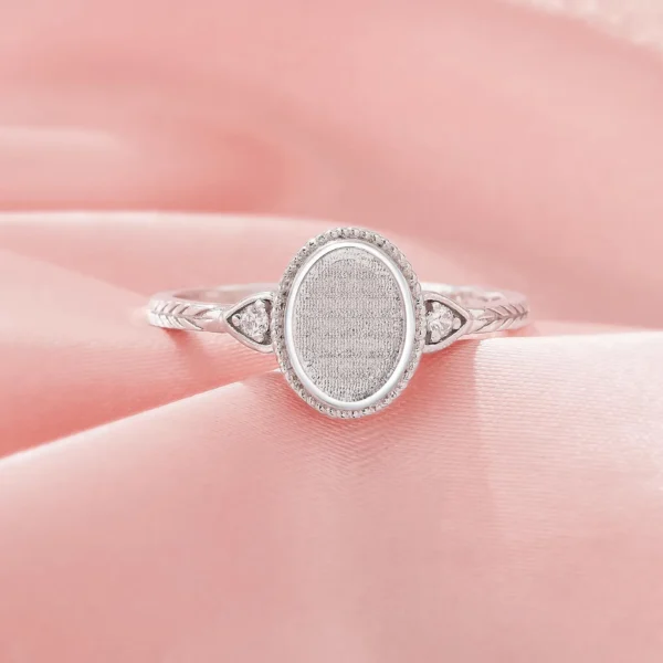 unique ring made with ashes, sterling silver cremation jewelry