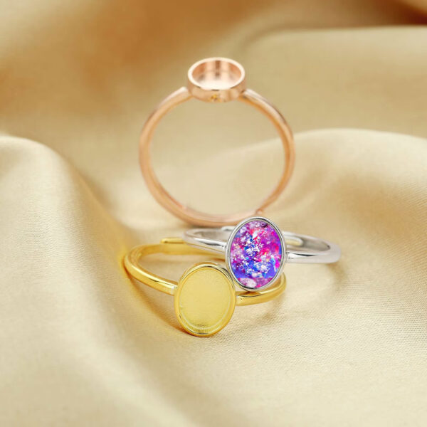 cremation jewelry ring made with ashes inlay (copy) (copy)